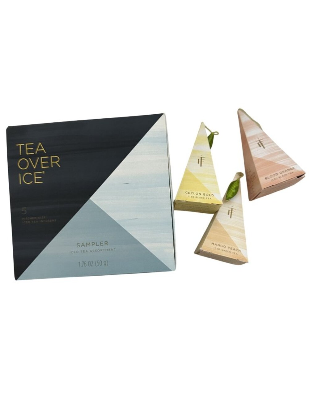 Tea Forte Tea Over Ice Blends Set/8 Iced Tea Infusers Assorted Black Green White